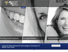 Tablet Screenshot of dedicateddental.net